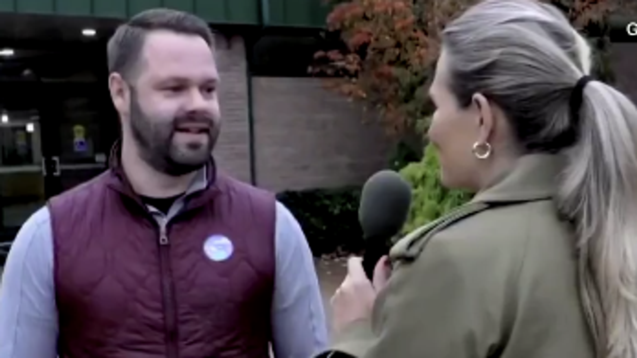 Watch (And Laugh): White Dude For Kamala Breaks Down In Literal Tears After Voting