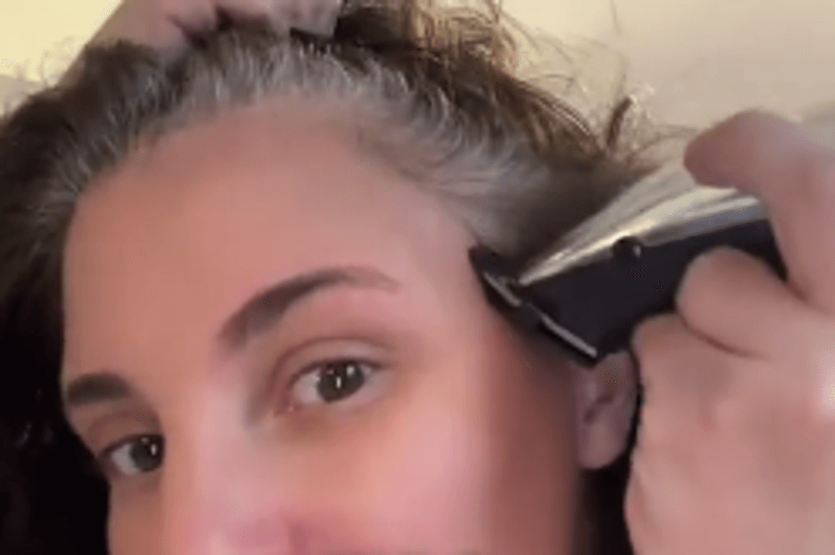 These Kamala voters say no more nookie with men for four years. Also, they're...shaving their heads?