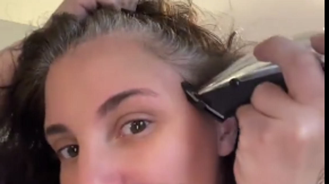 These Kamala voters say no more nookie with men for four years. Also, they're...shaving their heads?