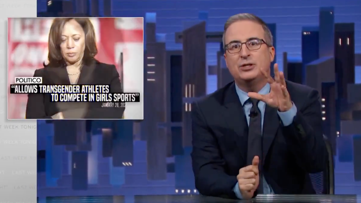 Watch: John Oliver's full of sh*t about trans athletes in girls' sports (sad part is he knows it)