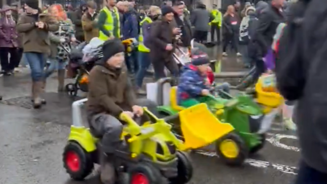 Watch: UK Farmers protest against New inheritance tax