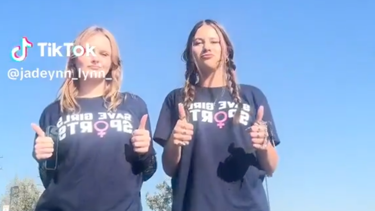 Watch: Even students in a deep blue state are organizing a weekly protest to defend girls' sports against trans "competitors"