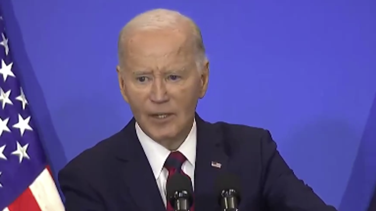 Biden throws public temper tantrum in one of his last senile moments as president: "I'm not being a wise guy!"