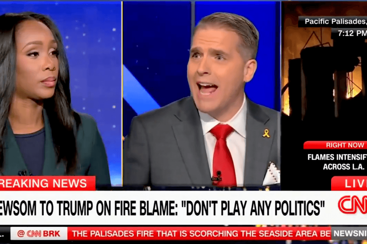 Watch: Scott Jennings remains CNN's voice of reason, blames DEI and Democrat policies for LA wildfires