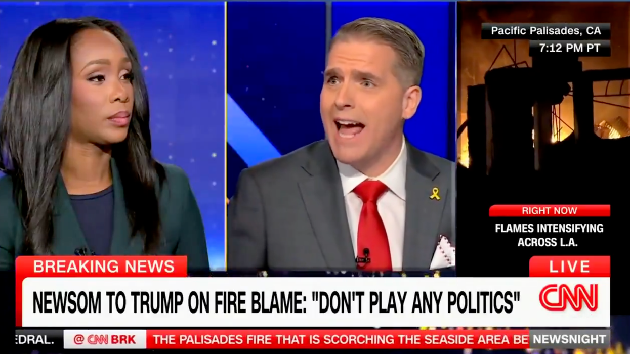 Watch: Scott Jennings remains CNN's voice of reason, blames DEI and Democrat policies for LA wildfires