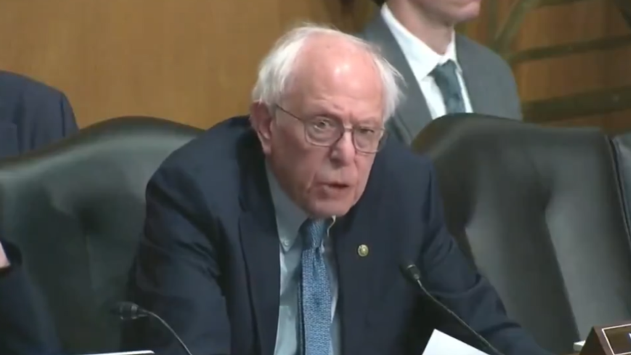 Watch: Bernie Sanders tries playing the "oligarchy" card with Trump's Treasury Secretary, gets hit with a reality check