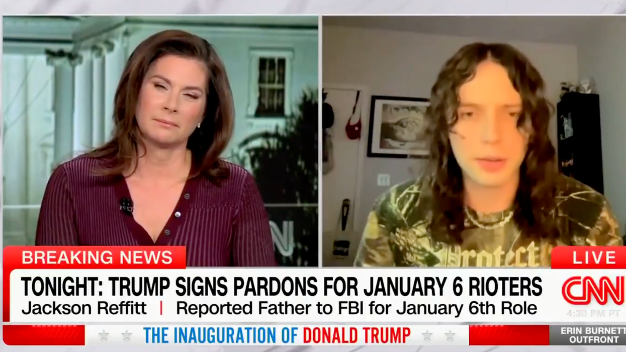 Watch: Remember the loser kid who sold out his father over J6? Here's how he's "coping" with his dad being pardoned...