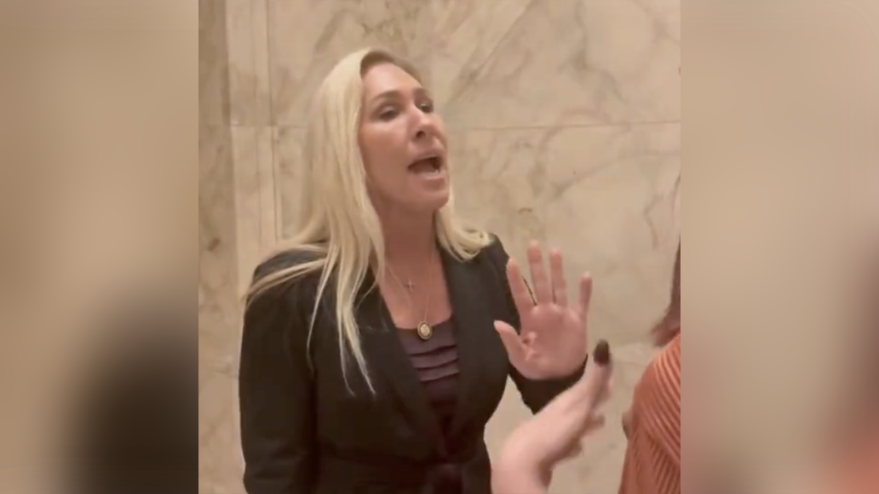 Marjorie Taylor Greene goes BEAST MODE on smug reporter who ambushed her about the J6 pardons