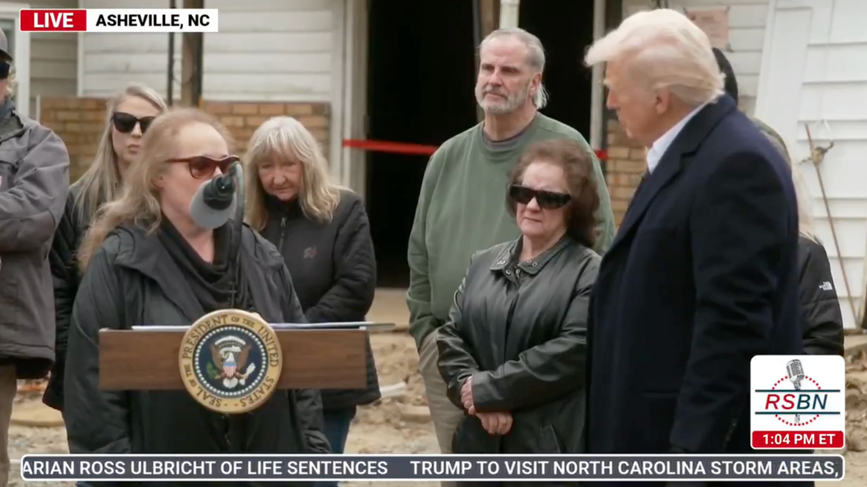 Donald Trump has NOT forgotten North Carolina (unlike Democrats) and he let hurricane victims take the mic...