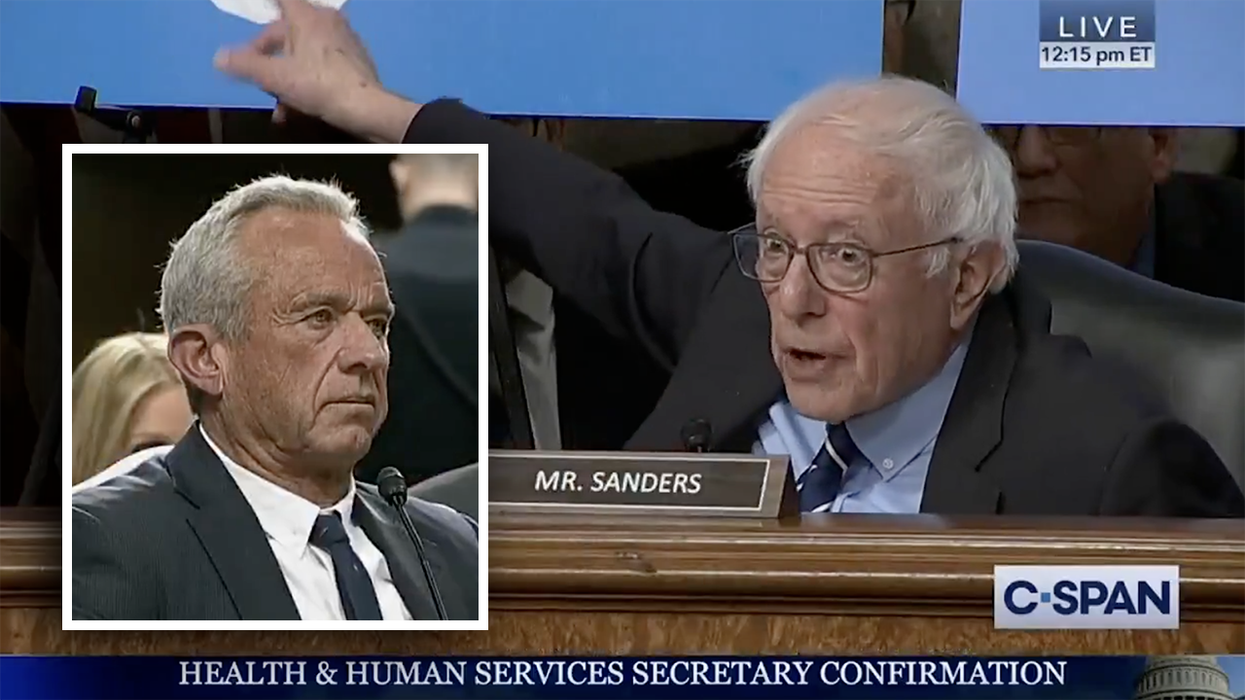 Bernie Sanders gets so unhinged he attacks RFK Jr over onesies. Yes, like what a baby wears...