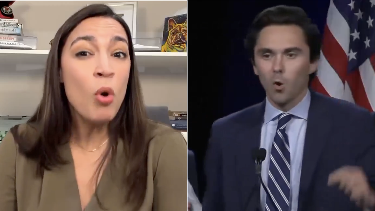 Watch: Rep. AOC still won't calm down about Elon Musk, now claims HE'S the dummy (and new DNC leader David Hogg has her back)
