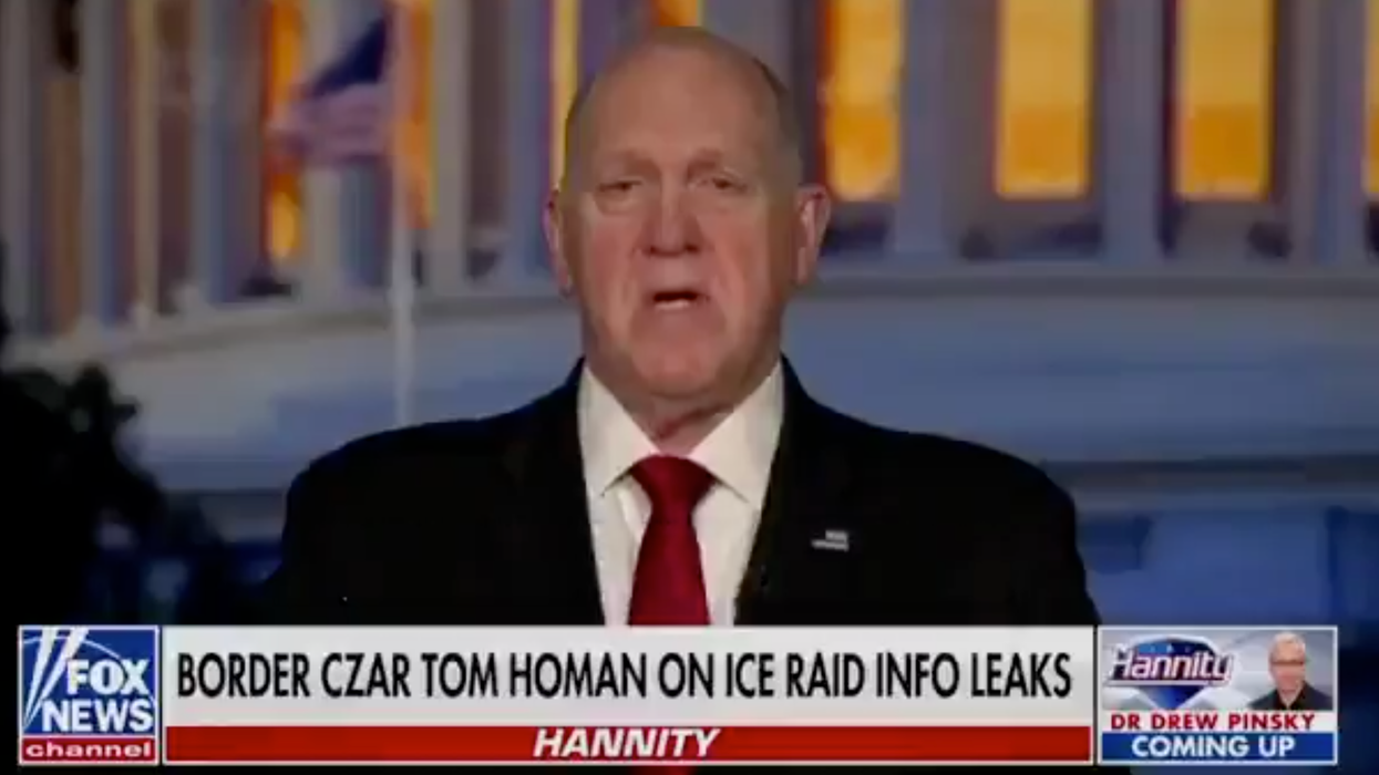 Those FBI officials who tipped off illegals before an ICE raid? Tom Homan knows who they are and has plans to deal with them