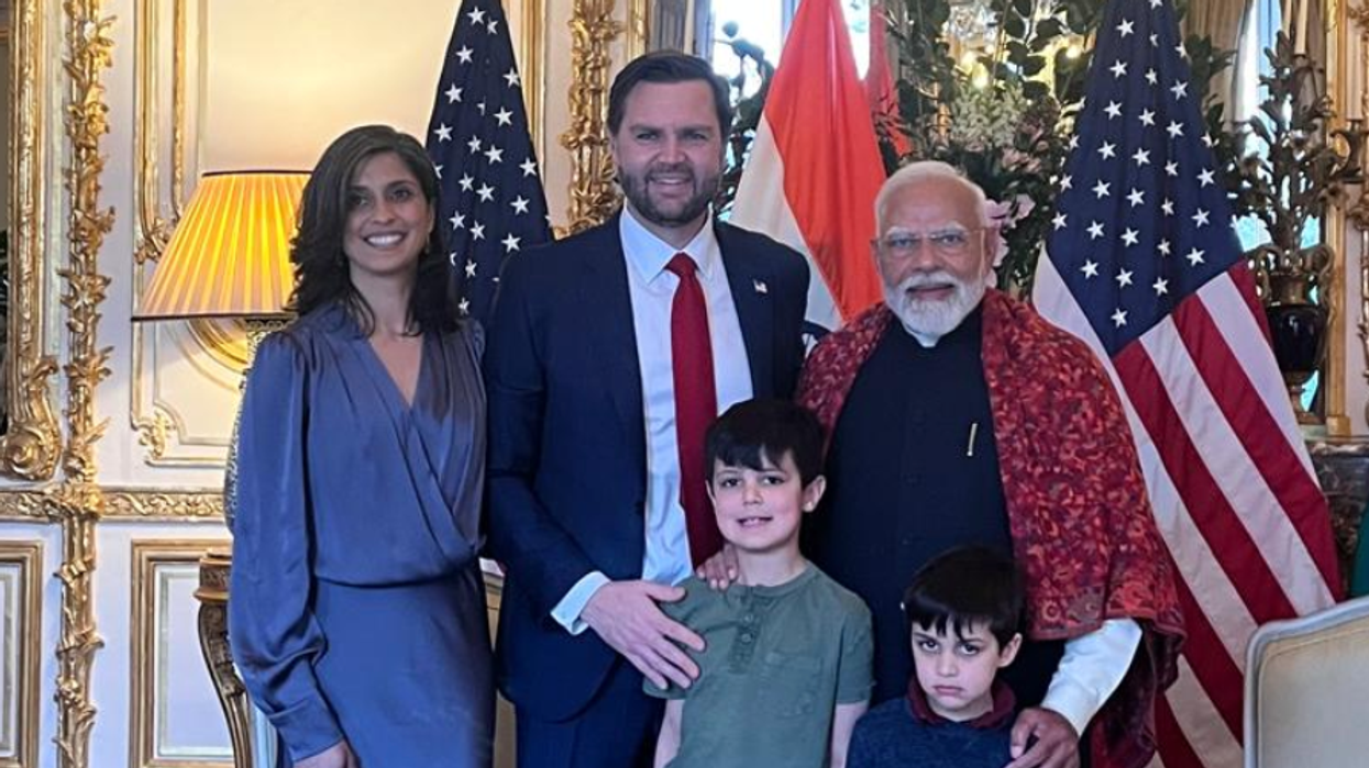 JD Vance's son mean-mugging the camera while forced to spend his birthday with India's PM takes over the Internet