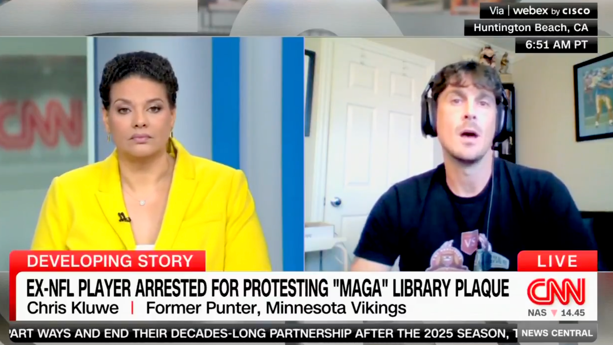 Watch: Former NFL star who went on anti-Trump tirade defends his actions on CNN: "I'm a political science major"