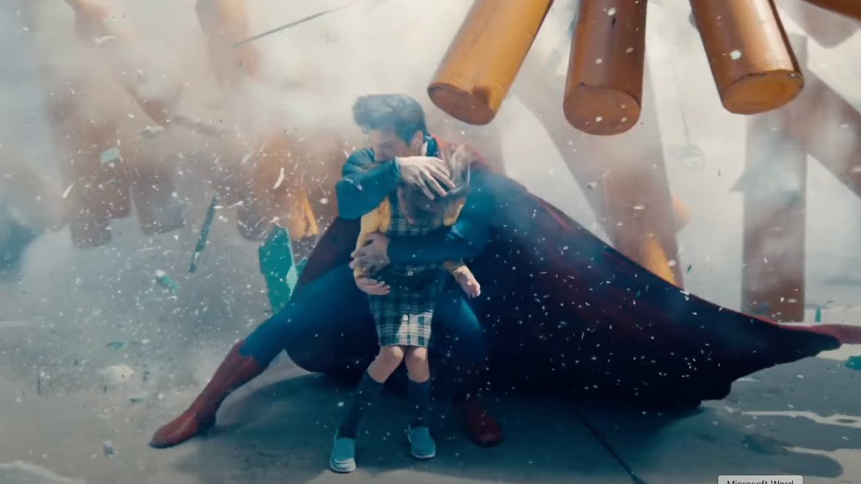 Desperate reporters attempt to get new "Superman" director to attack Donald Trump, but he refuses the bait