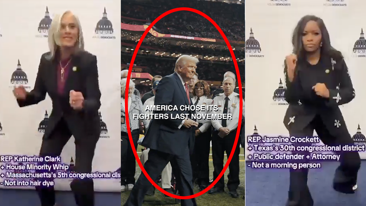 Donald Trump obliterates that cringetastic Democrat "fighter" video in the most MAGA way possible