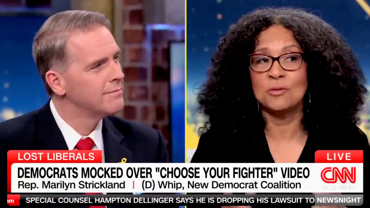Dem tries defending "Choose Your Fighter" video to Scott Jennings, gets lesson in politics instead: "Let me give you some advice"