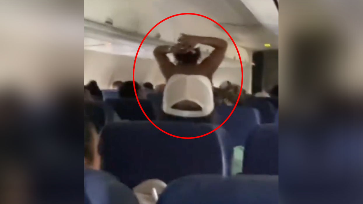 Woman has a bizarre episode in the first naked airplane meltdown of the year