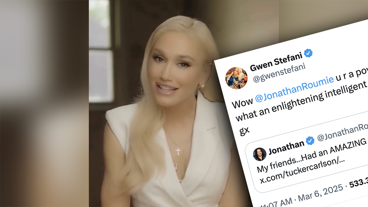 Gwen Stefani no doubt has her left-wing fans OUTRAGED over loving Jesus and this Tucker Carlson podcast she shared