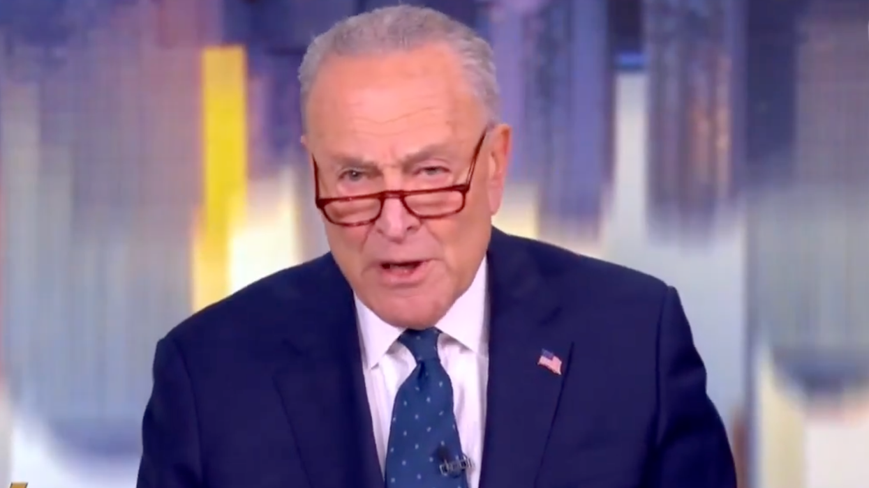 Chuck Schumer claims real problem is too many Americans get upset when government takes their hard earned money from them