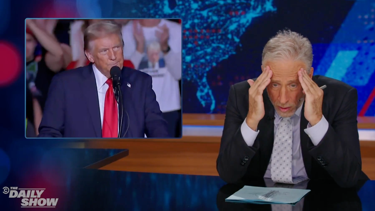 Jon Stewart attempts bizarro claims that Trump and the GOP OPPOSE free speech, but facts get in the way
