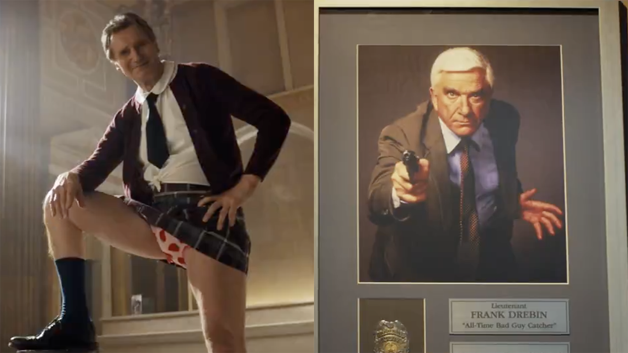 Liam Neeson is remaking the 80s classic "The Naked Gun," and God help us, this actually looks hilarious