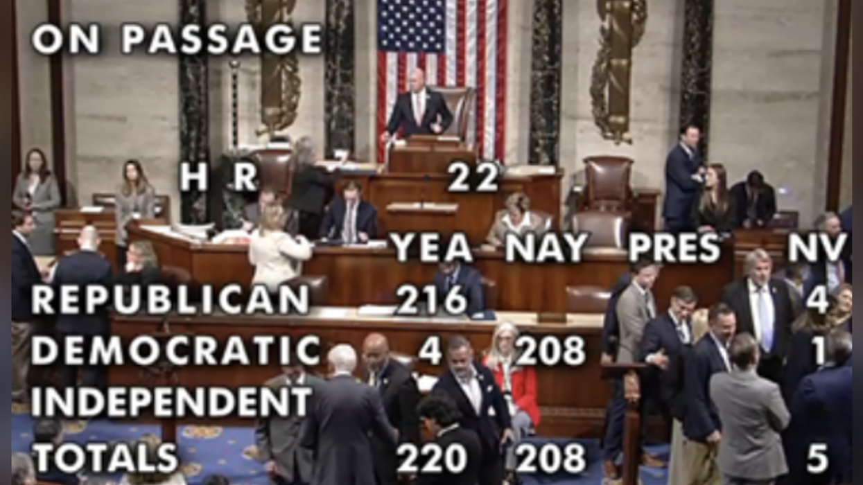 Out of 212 Democrats, only FOUR voted to prevent illegal immigrants from voting in our elections