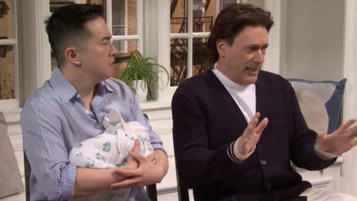 SNL vibe shift? Sketch goes anti-woke, mocks gay couple adopting baby for clout