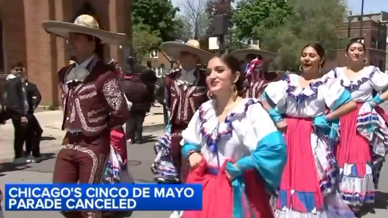 Chicago cancels its Cinco de Mayo parade, and of course it's somehow Trump's fault