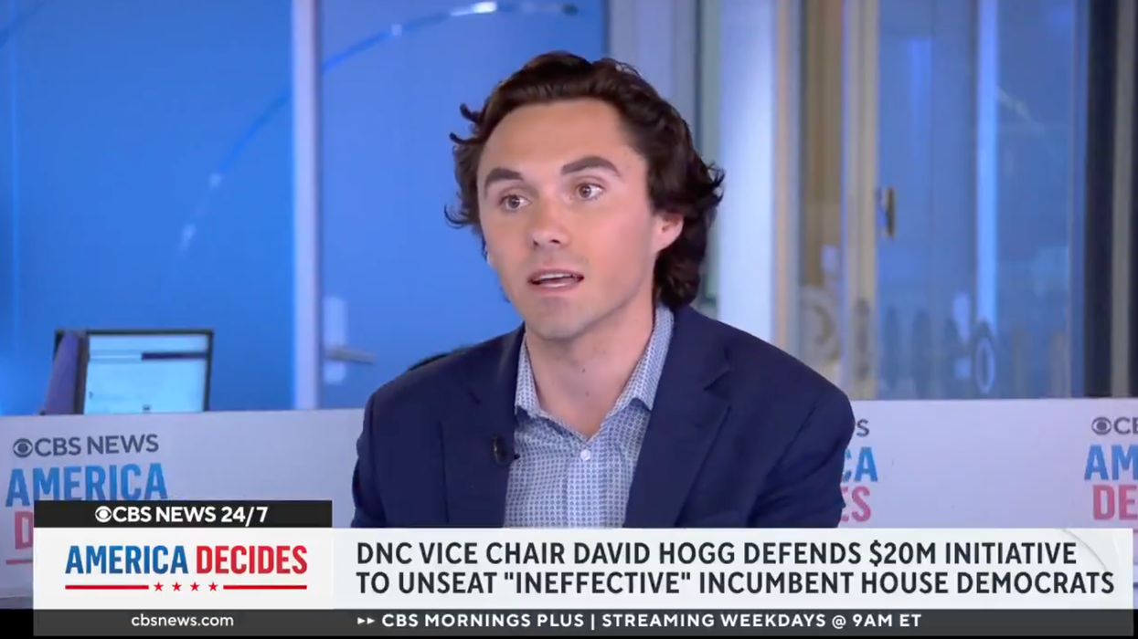 Democrat party leader David Hogg diagnoses the real problem with America... we have TOO MUCH democracy