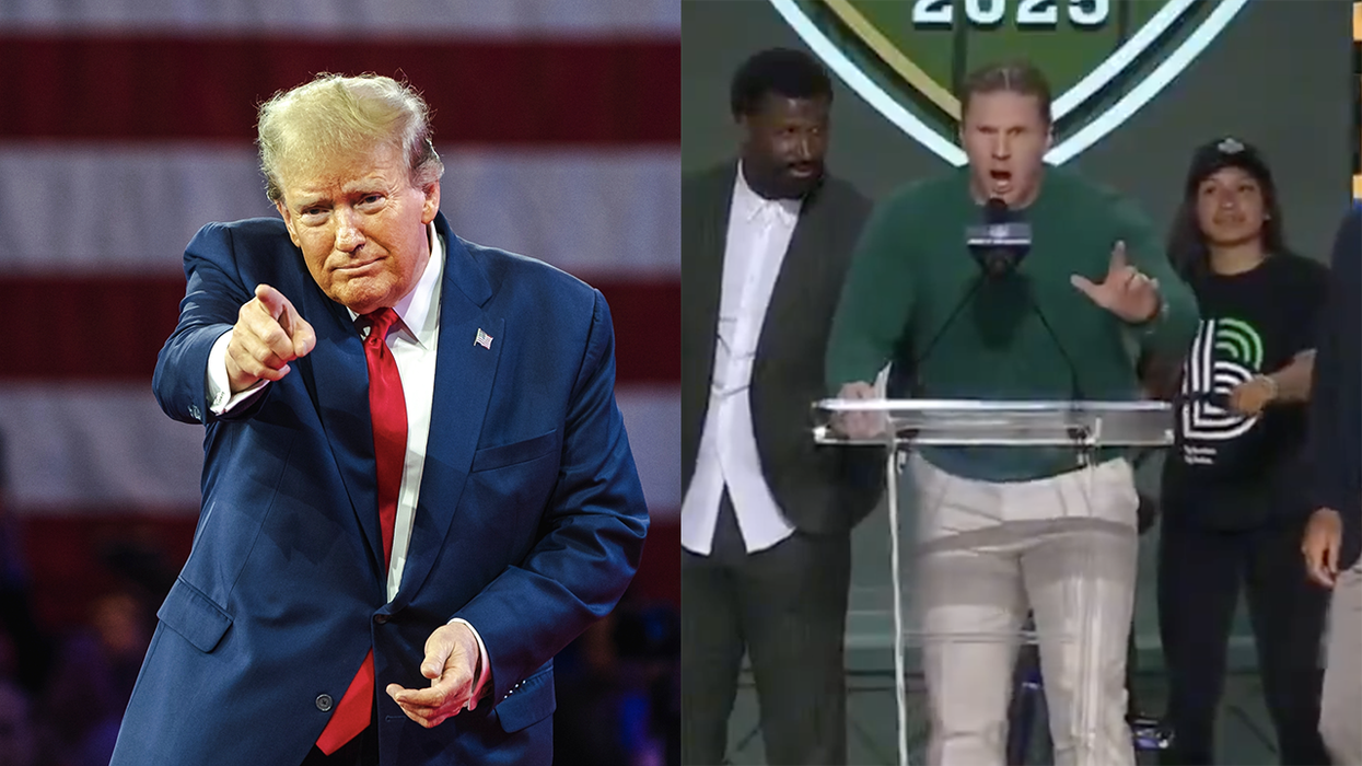 Donald Trump makes a "cameo" at the NFL Draft in the way of a hilarious joke at the expense of Chicago Bears fans