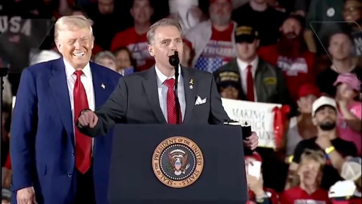 Scott Jennings has Trump rally crowd laughing, but what he says about Trump's "bad" polling will truly trigger CNN and Dems