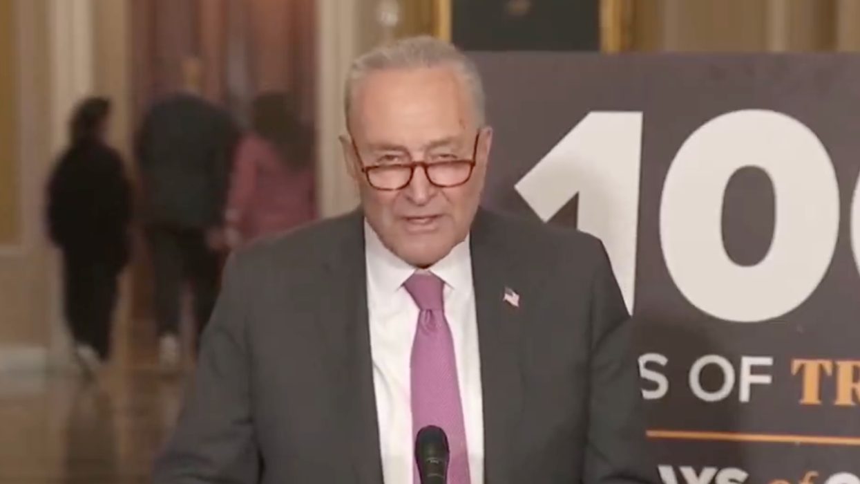 Chuck Schumer holds presser to mock Trump's bad polling, gets smacked with the fact that his approval is MUCH lower