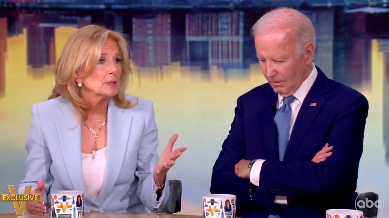 Joe Biden's "The View" interview is such a trainwreck, his caregiver Jill saves him from questions on his mental decline