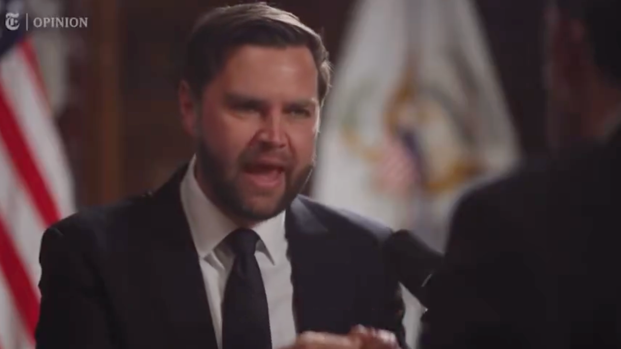 JD Vance calls out rogue judges who claim "the American people are not allowed to have what they voted for" to NYT reporter