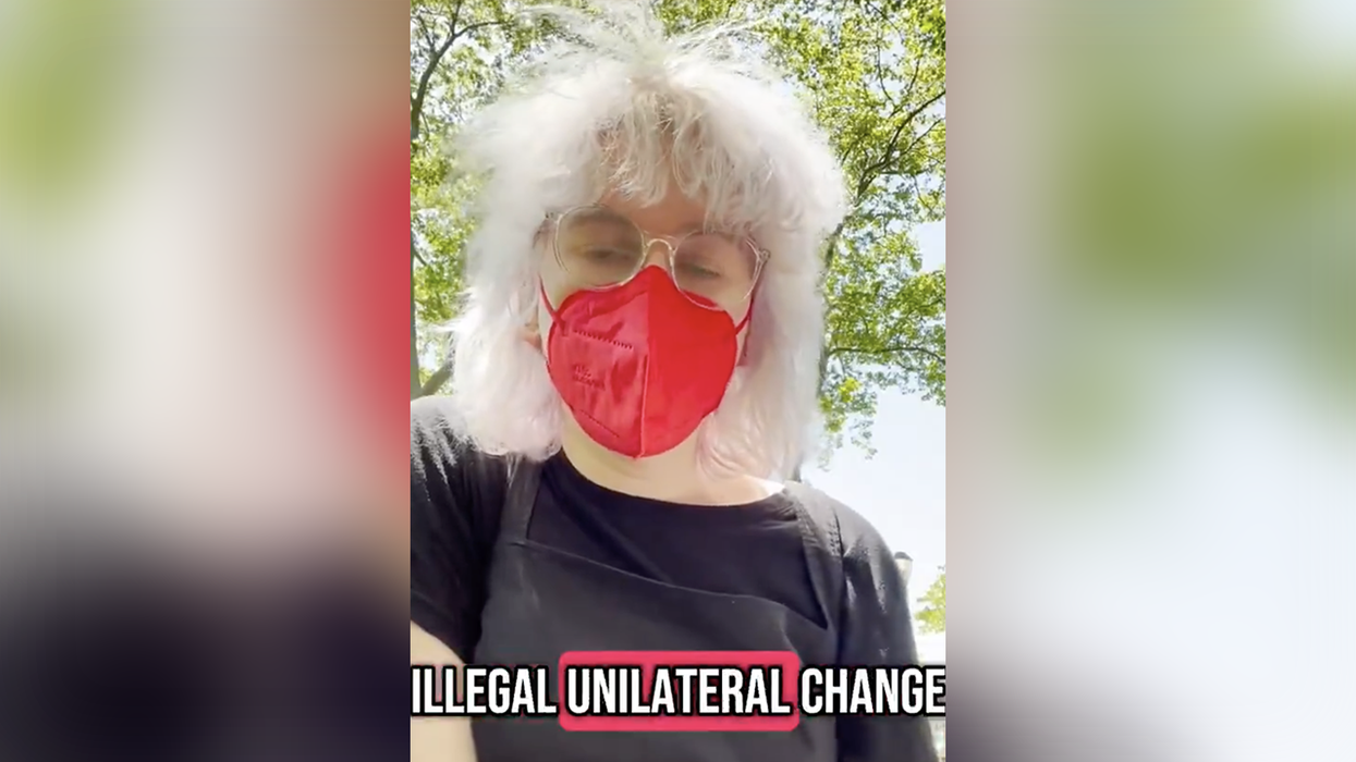 Trans Starbucks employee is in full-blown meltdown mode over a dress code, and of course, they/them still wears a mask