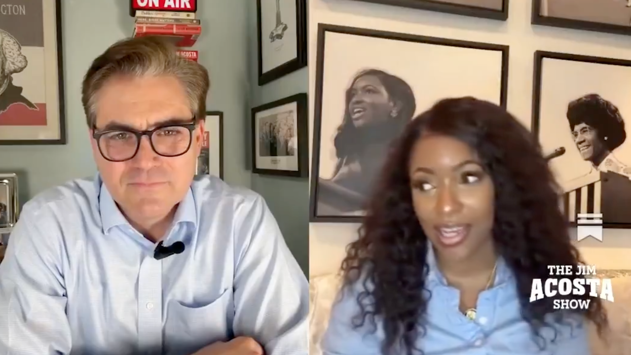 Jasmine Crockett makes bizarre claim to fellow silly person Jim Acosta about Trump's reason for having her arrested