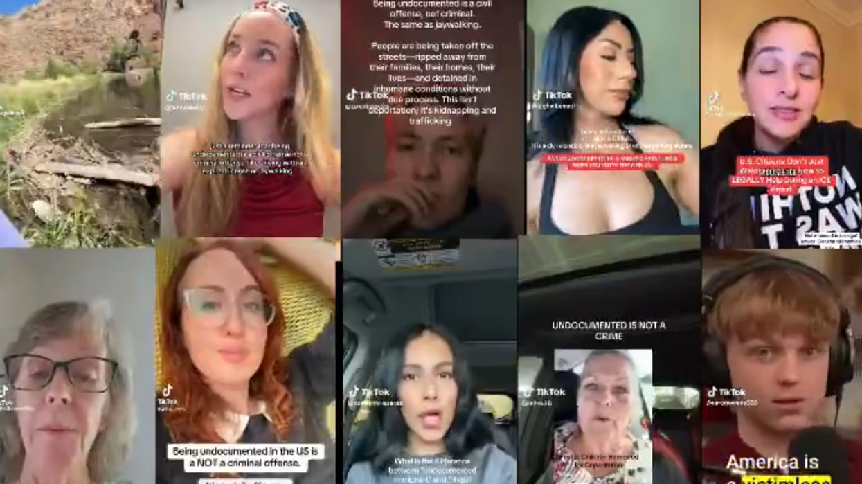 TikTok influencers caught creepily parroting the exact same anti-Trump, anti-ICE talking points