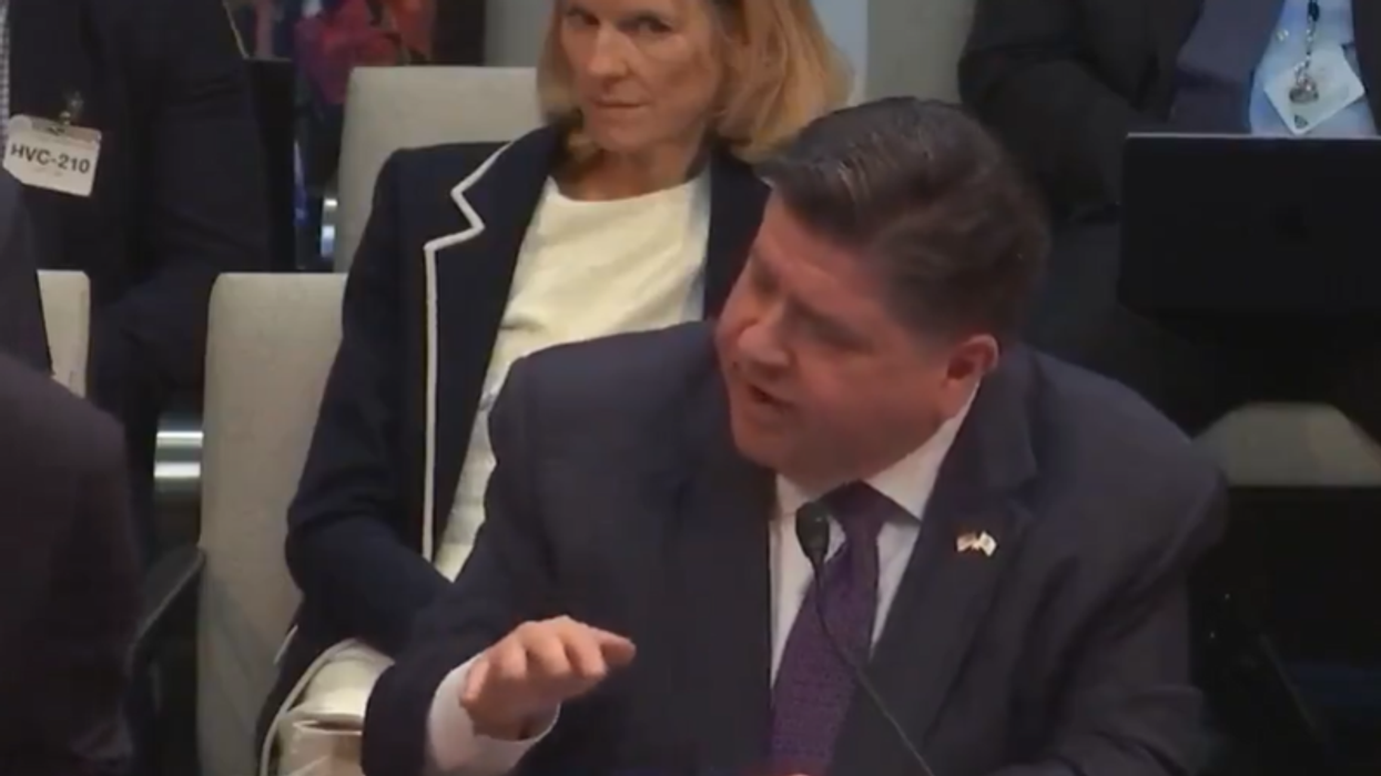 Illinois governor left speechless when confronted with an old tweet defending men using the women's bathroom