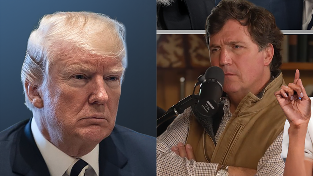 Watch: Donald Trump vs. Tucker Carlson on whether Israel is Dragging the US into War Against Iran