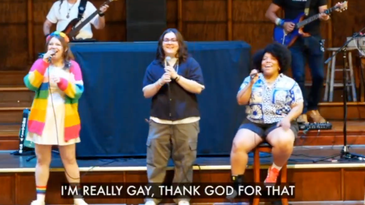 Alleged "worship" team performs profanity laced LGBTQ song to a church full of children