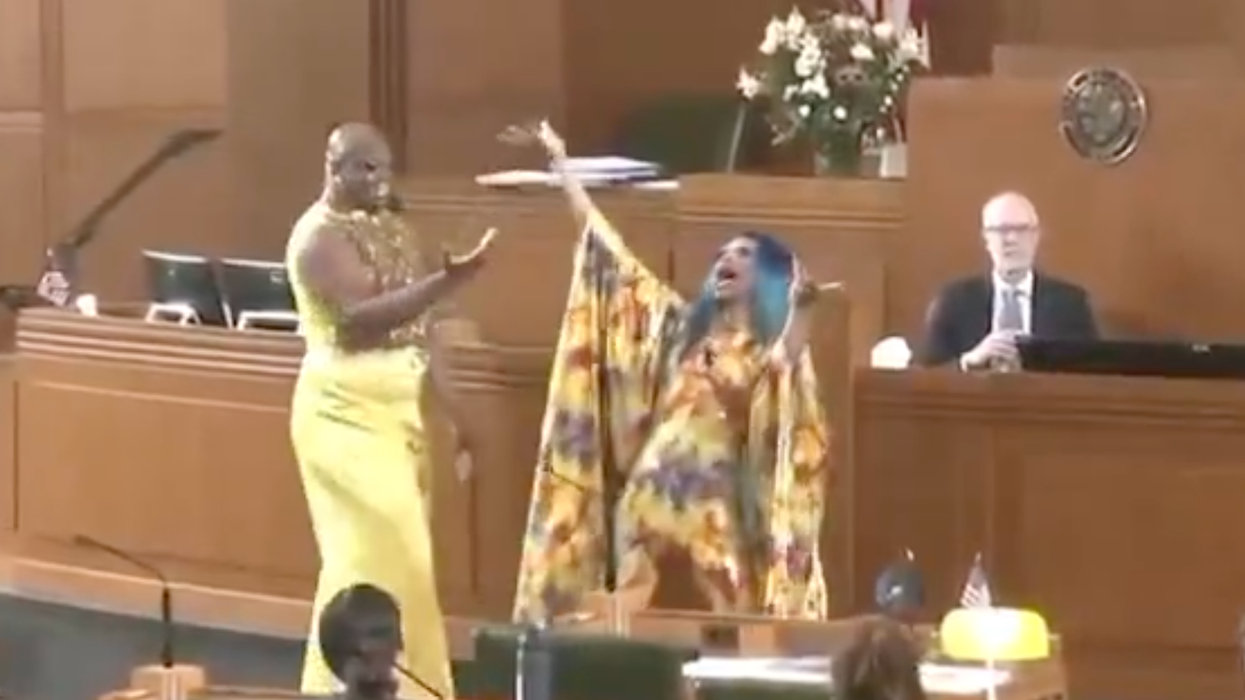 Drag queen invited to honor Democrat resolution celebrating "black drag", performs on the floor of the House