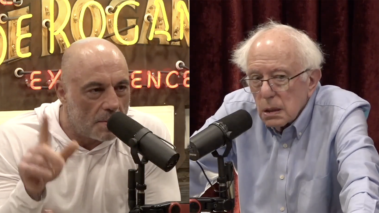 Joe Rogan busts Bernie Sanders, fact checks him on the alleged climate change "experts"