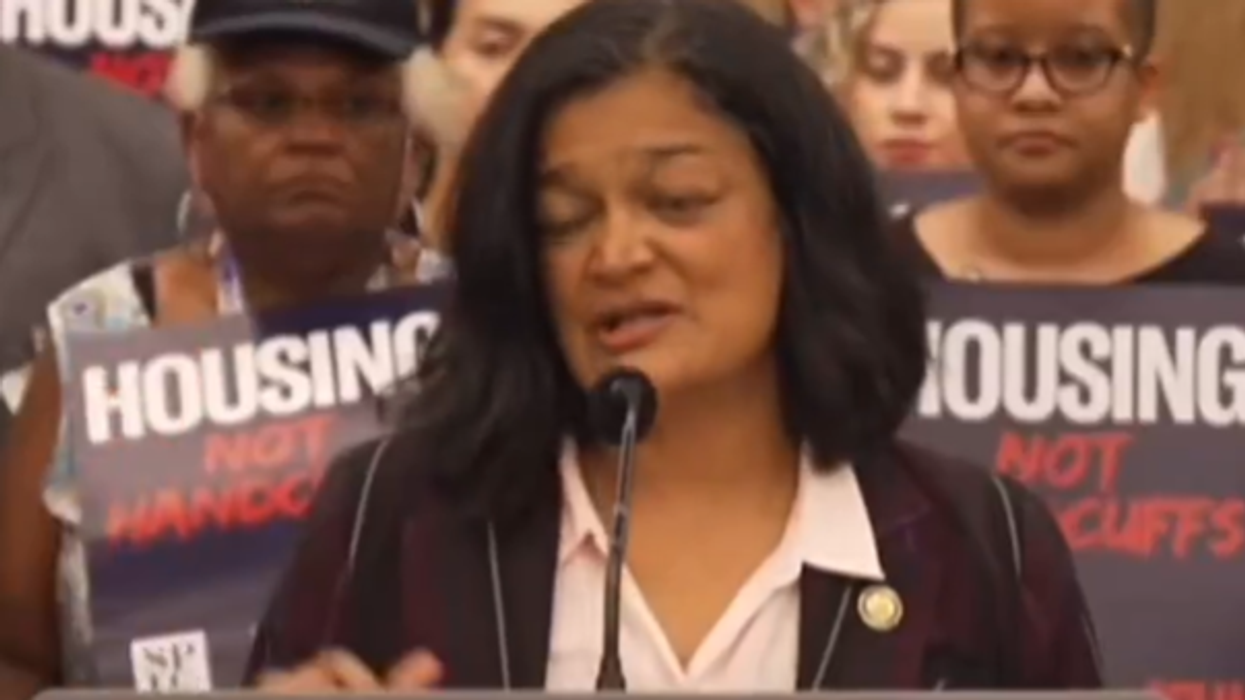 Pramila Jayapal wants a law that prevents cities from removing homeless encampments
