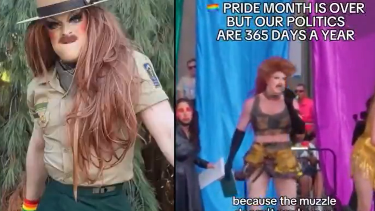 Drag queen lashes out at Donald Trump, proclaiming it's better to "be a f***** than a fascist"