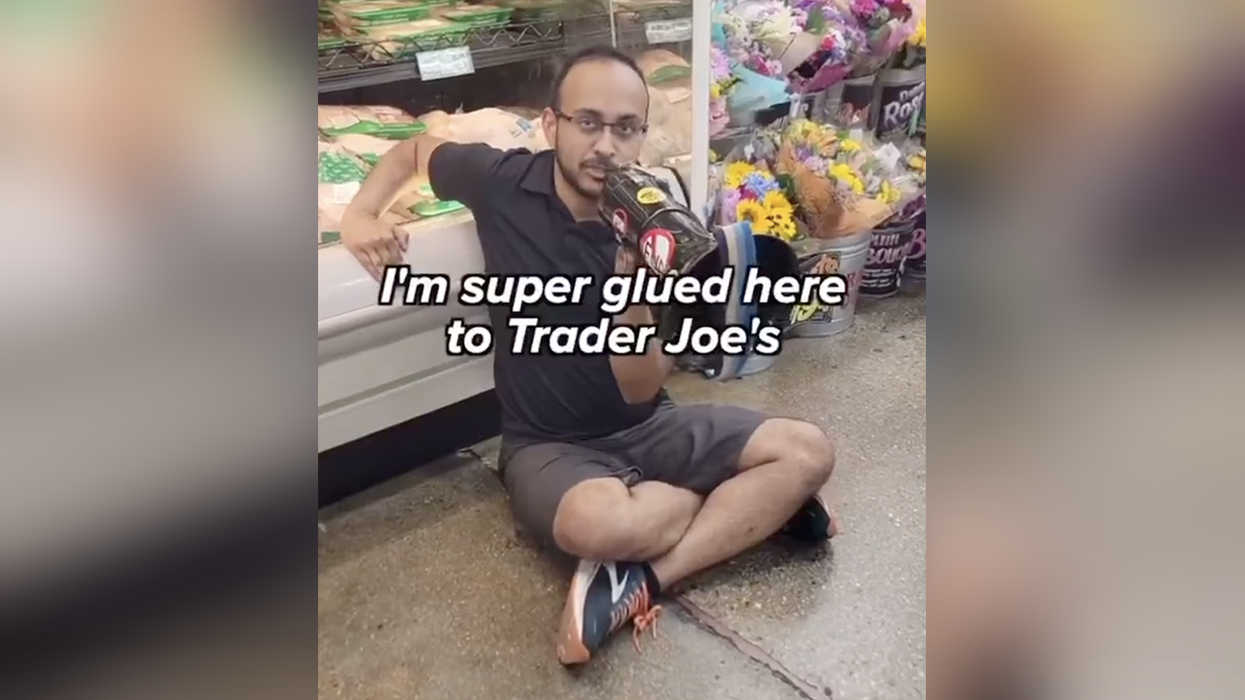 Animal rights activist glues hand to Trader Joe's fridge, discovers what the word "felony" means