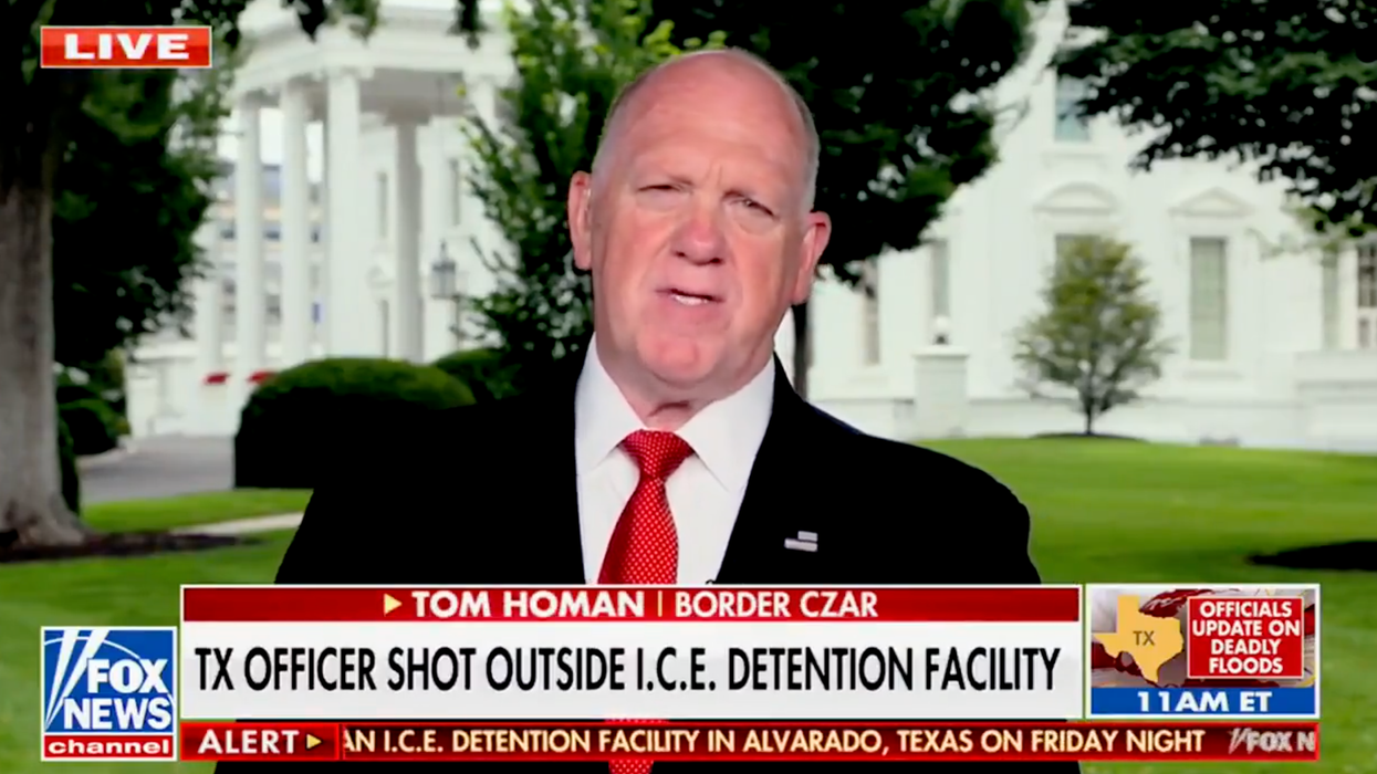 Tom Homan goes BEAST MODE on Democrat rhetoric causing ICE agents to be shot at, "ESPECIALLY by members of Congress"