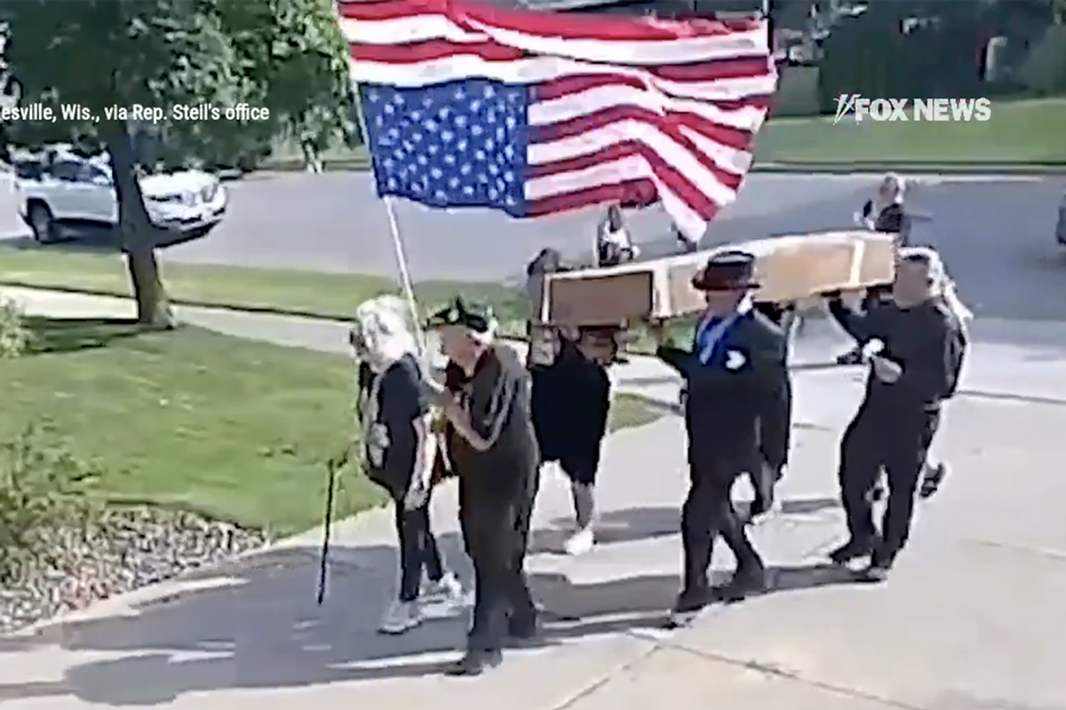 Liberals are delivering caskets to GOP congressmen's homes, and yes... their reasoning is stupid