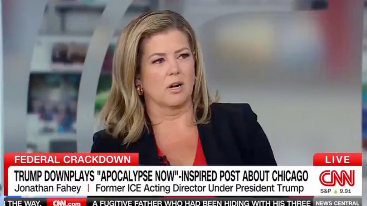 CNN gets snippy at former Trump official over hilarious meme, acts as if Trump will literally napalm Chicago