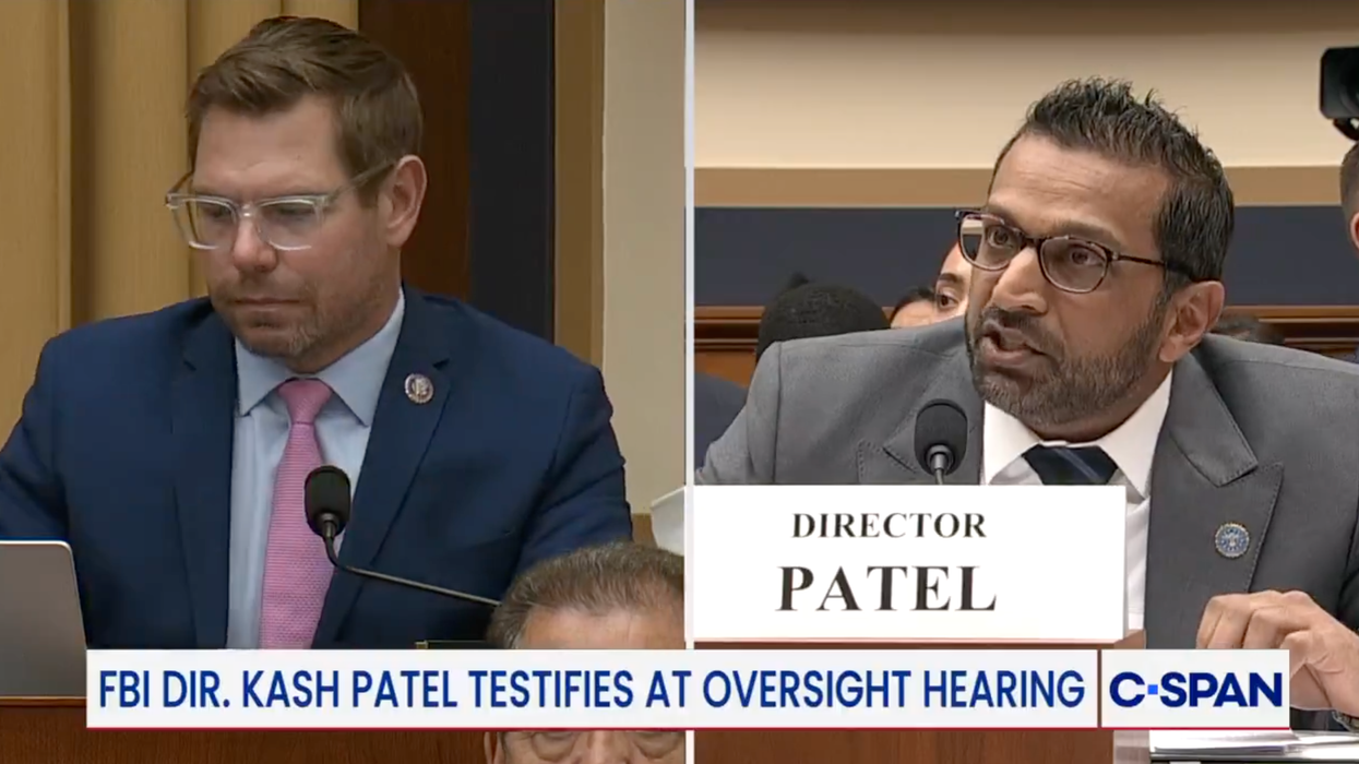 Kash Patel goes BANANAS on Eric Swalwell's "bullsh*t" career in Congress